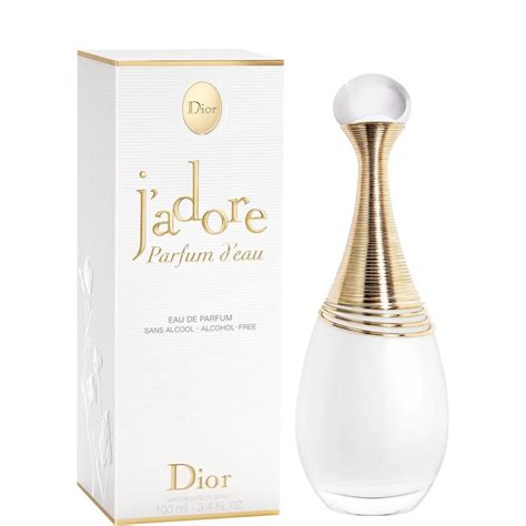 dior j'adore parfum d'eau eau de parfum sans alcool|where to buy j'adore perfume.